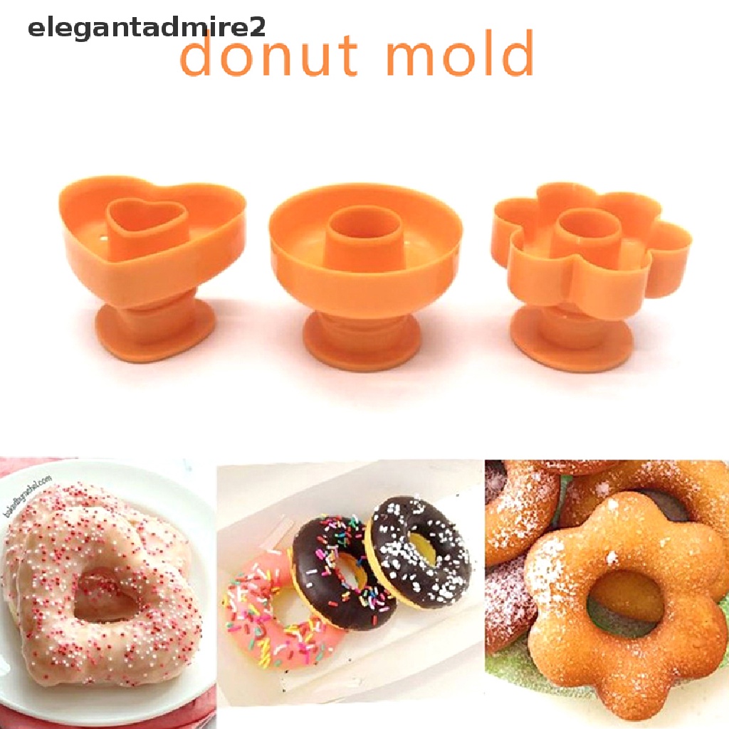 Khuôn Làm Bánh Donut Trái Tim / Hoa Mận / Hoa Đào Xinh Xắn