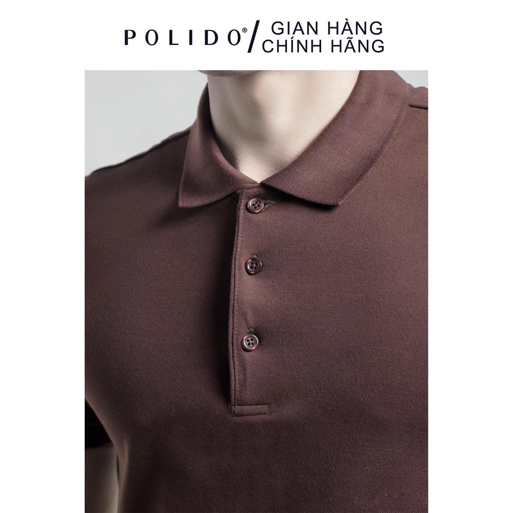 Áo Polo Nam CEFFYLO Vải Cotton Tự Nhiên Co Giãn Thấm Hút Form Slimfit Tôn Dáng