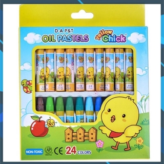 Sáp Dầu Con Gà 12-18-24 Màu