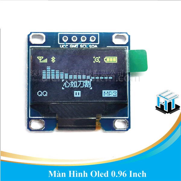 Màn Hình Oled 0.96 Inch Giao Tiếp I2C - 0.96