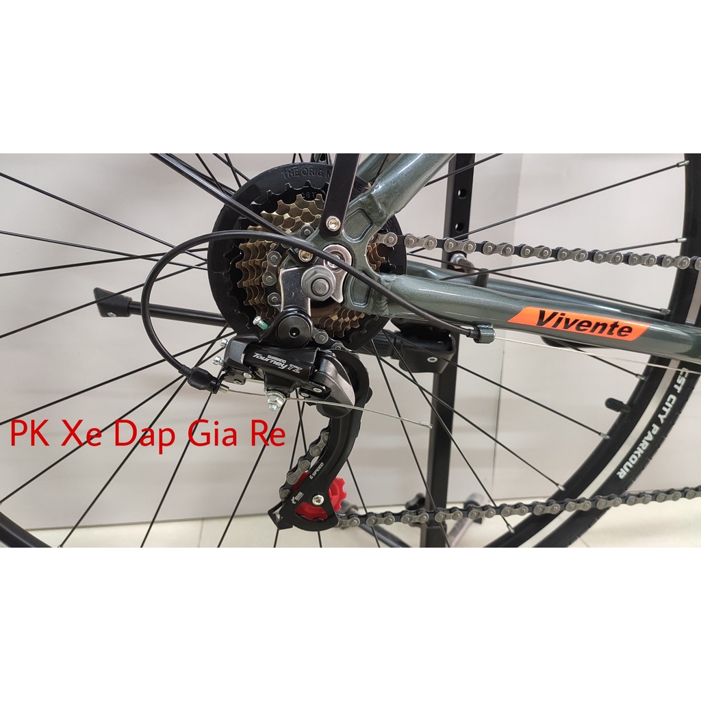 Xe đạp thể thao VIVENTE METRO, Khung Nhôm siêu nhẹ, Group SHIMANO 21 tốc độ, Xe mới, Bảo hành 1 năm