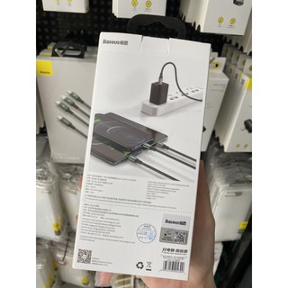 Cáp sạc nhanh 20W 3 đầu cổng vào type C Baseus