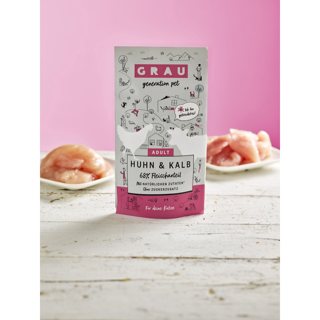 Pate Grau Schlemmer Happen 125g cho mèo 3 vị siêu ngon - nhập Đức chất lượng cao cấp