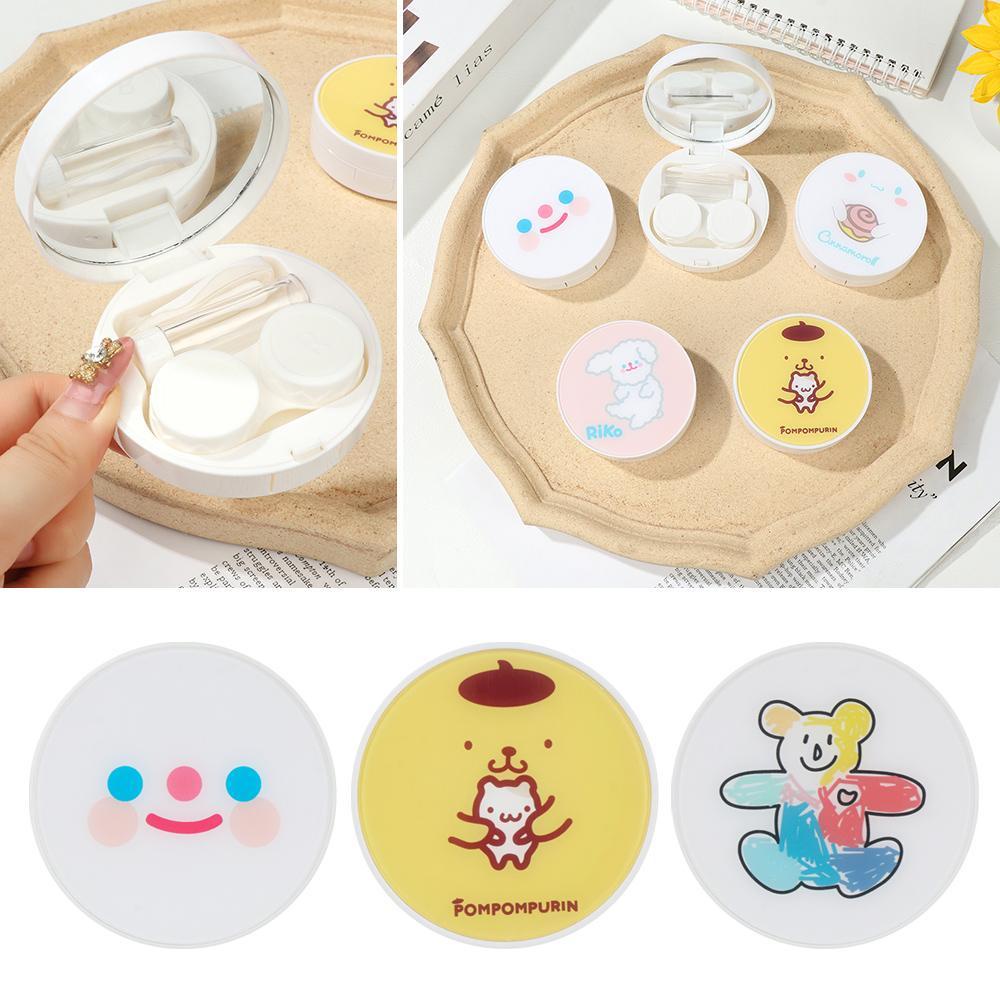 Hộp Đựng Kính Áp Tròng Họa Tiết Hoạt Hình Dễ Thương