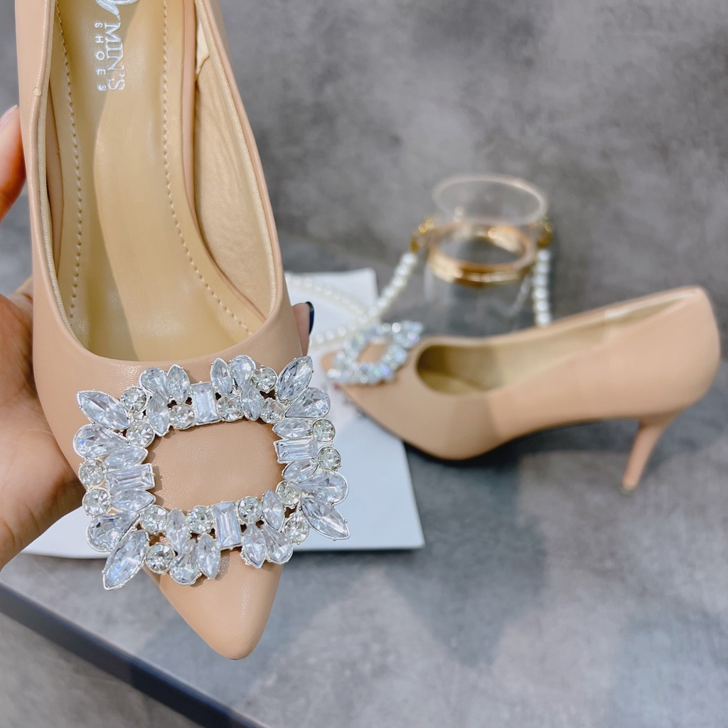 Min's Shoes - Giày Gót Nhọn Da Mềm Cao Cấp D381