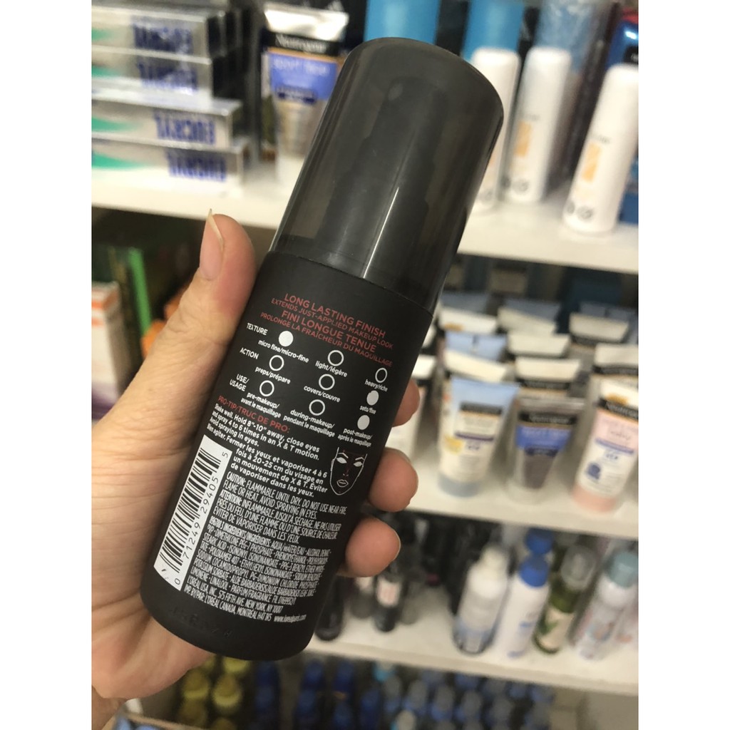 Xịt khoáng L'Oreal Paris Infallible Makeup Extender kiềm dầu dưỡng ẩm khóa lớp trang điểm | BigBuy360 - bigbuy360.vn