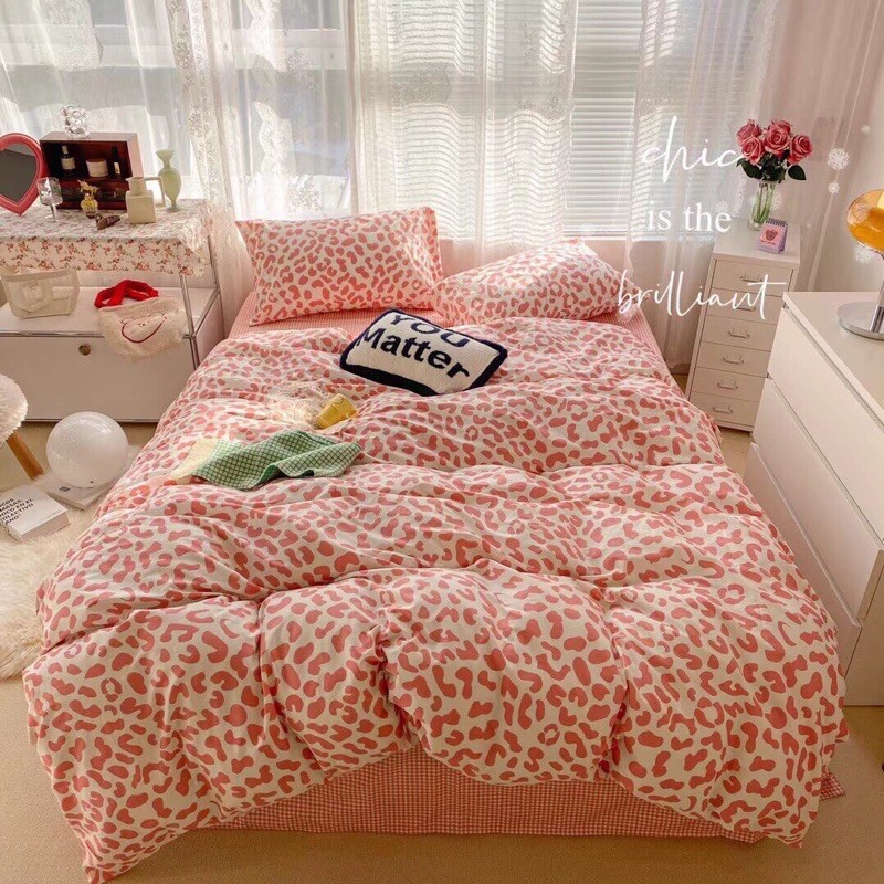 (Giá Sốc) Bộ Chăn Ga Gối Cottong Poly mẫu mới 2020