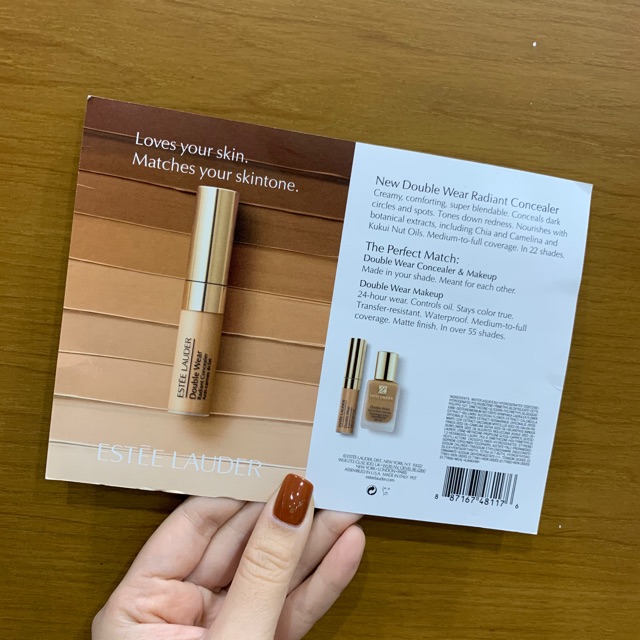 🍁SAMPLE GÓI🍁CHE KHUYẾT ĐIỂM ESTEE LAUDER DOUBLE WEAR STAY-IN-PLACE CONCEALER SPF 10