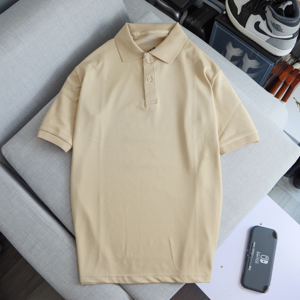 Áo Thun Polo Nam cổ Bẻ Vải Cá Xấu, Cotton Cao Cấp
