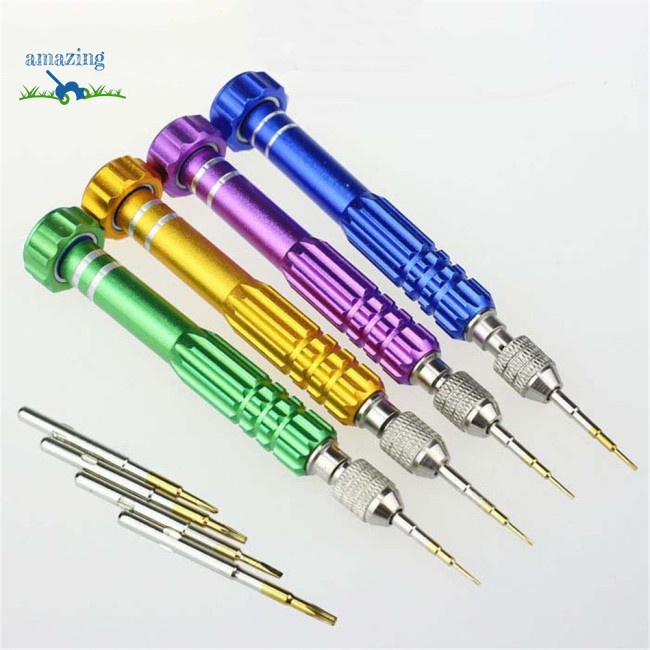 Bộ Tua Vít Nam Châm 5 Trong 1 Sửa Chữa Điện Thoại Tiện Dụng