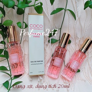 COMBO 3 NƯỚC HOA NỮ MINI 20ML CHUẨN PHÁP -MÙI COCO MADEMOISELLE