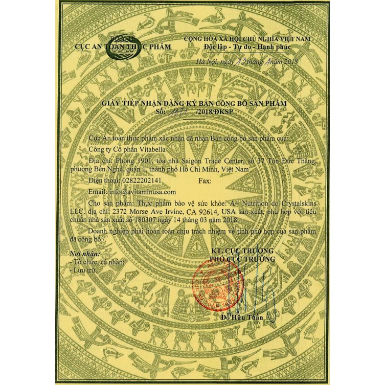 Viên Uống Trắng Da WHITE Collection A+ Nutrition - DrSkincare365 | Thế Giới Skin Care