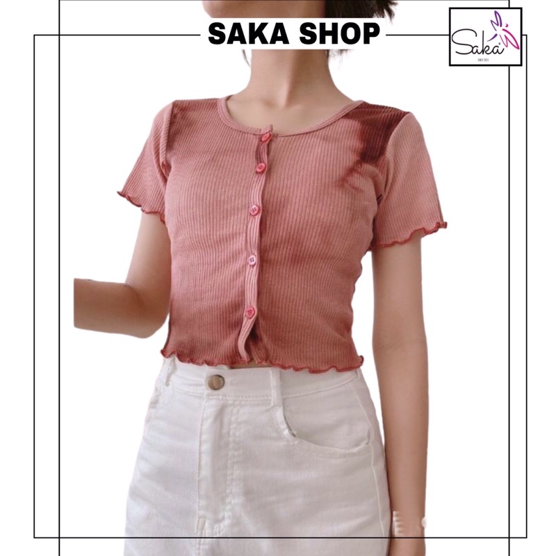 Áo croptop nữ loang màu nữ nhiều màu