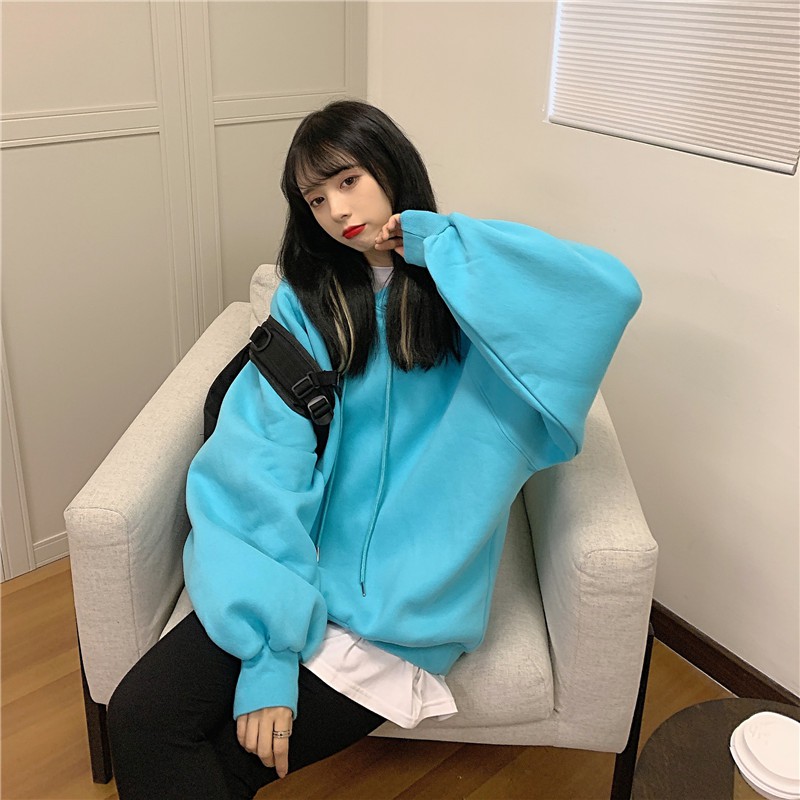 [Áo hoodie nữ form rộng] áo nỉ hoodie nữ unisex thời trang ulzzang có mũ unisex hàn quốc học sinh sinh viên | BigBuy360 - bigbuy360.vn