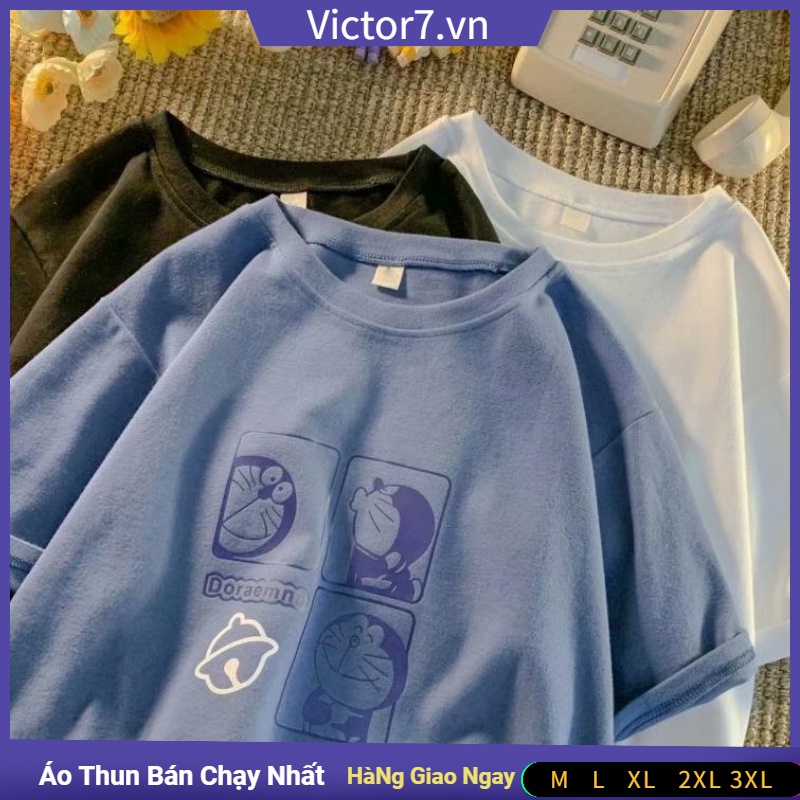 Áo Thun Ngắn Tay Dáng Rộng In Hoạt Hình Kiểu Hàn Quốc Thời Trang Cho Các Cặp Đôi Simple ThờI Trang Unisex áO Sơ Mi NgắN Tay QuầN áO Nam Bigsize Phong CáCh HàN QuốC