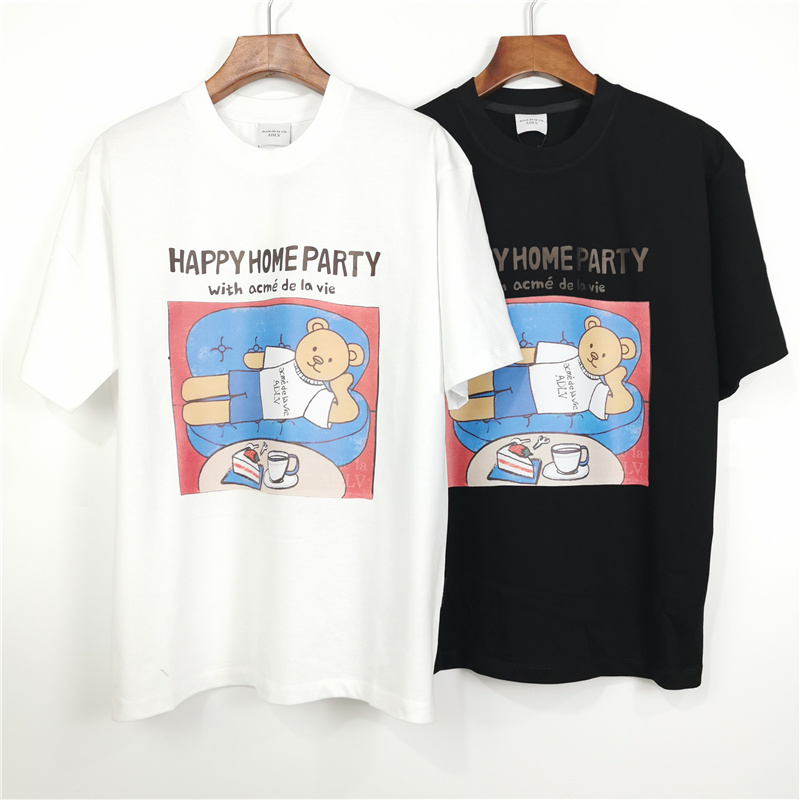 Áo thun cotton cổ tròn họa tiết cá tính # V176