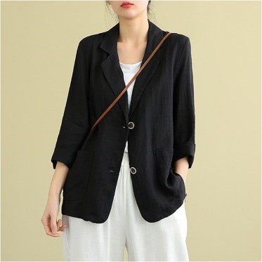 Áo vest nữ chất đũi cao cấp - Áo blazer trơn tông màu basic (hàng có sẵn) mã SP 11