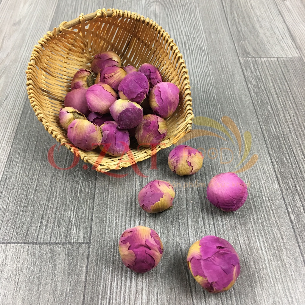 Hoa mẫu đơn sấy khô O.ZAT Food 100G - giúp thư giãn dưỡng sinh giảm đau bụng kinh tuần hoàn máu hạ nhiệt giải độc gan