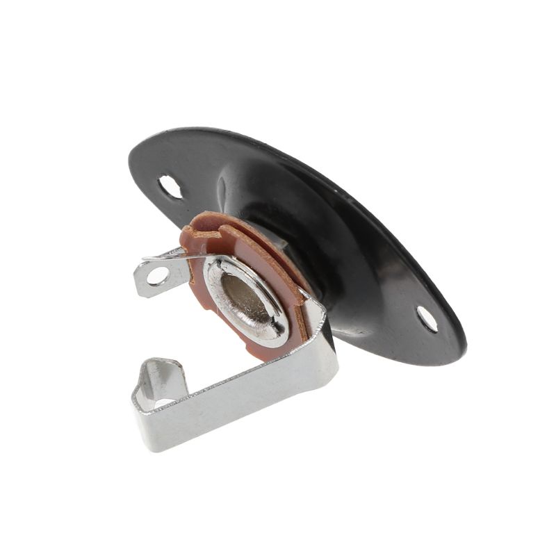 Đĩa Jack Cắm Đầu Ra Bằng Kim Loại Hình Oval 1 / 4 &quot;Kèm Ốc Vít Chuyên Dụng Cho Đàn Guitar