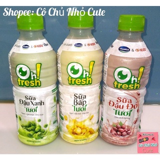 Sữa bắp tươi , sữa đậu xanh tươi , sữa đậu đỏ tươi Oh Fresh 323ml ( Chỉ giao ở Tphcm )