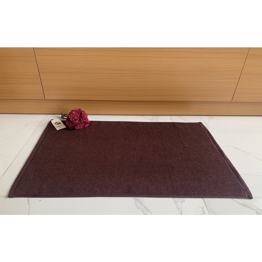 Thảm Chân DVY Cotton 45x70cm 100% Cotton, Dày Dặn, Mềm Mại, Thấm Hút Nhanh, Giặt Máy Giặt