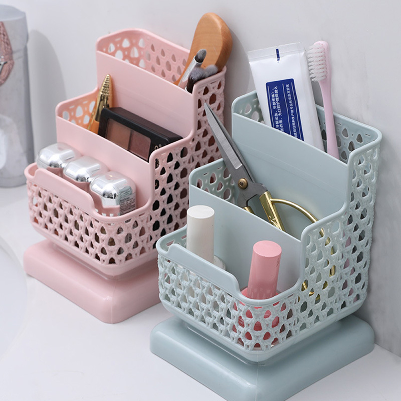 Khay Nhựa Đựng Mỹ Phẩm Để Bàn Đa Chức Năng Tiện Dụng