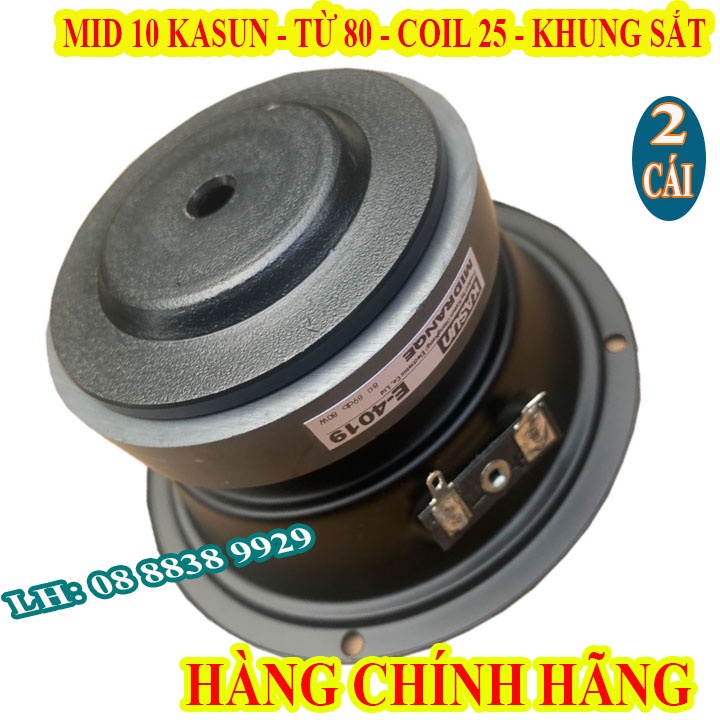 CẶP KASUN BASS MID 10 NHẬP KHẨU CHÍNH HÃNG CAO CẤP - GIÁ 2 LOA