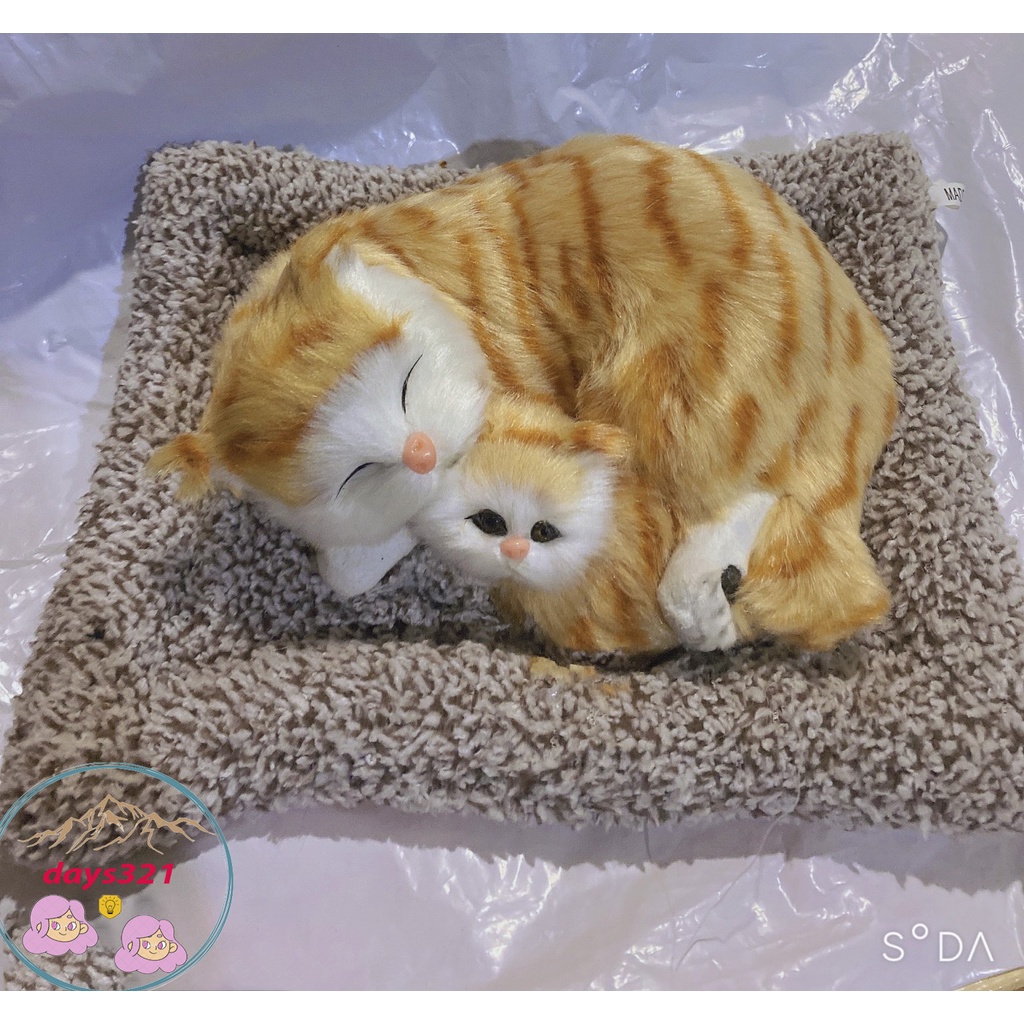 Vàng vằn mẹ con lõi than hoạt tính lọc không khí khử mùi-taplo xe hơi ô tô Thú bông Chó mèo than hoạt tính