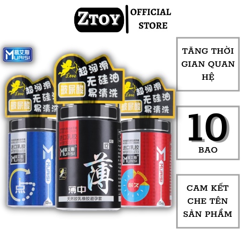 Bao Cao Su Chuyên Kéo Dài Time Imported latex - Mẫu Hộp Tròn Đẳng Cấp - 10 Chiếc