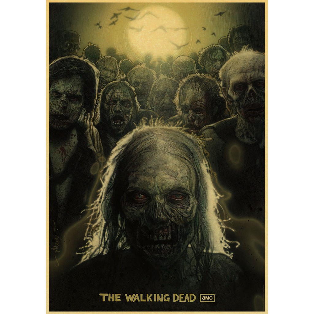 Poster Phim The Walking Dead Dán Tường Trang Trí