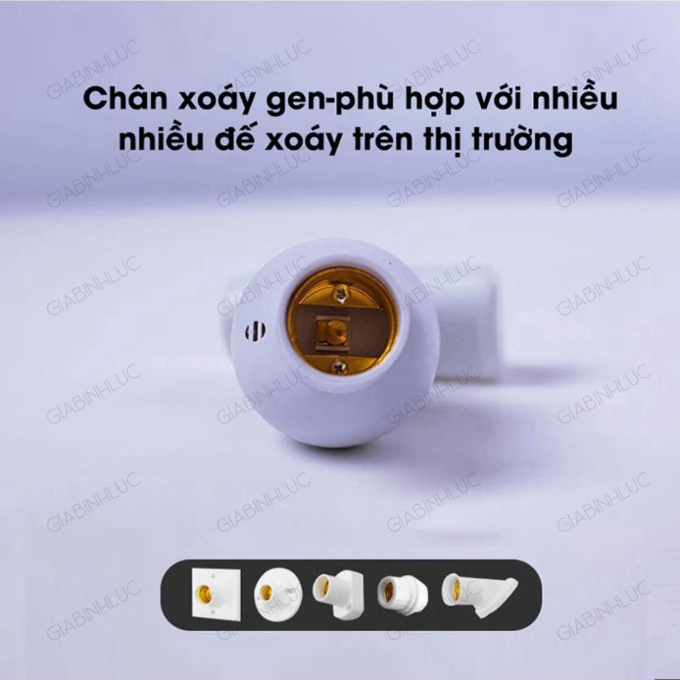 Đui đèn cảm biến âm thanh tự động sáng trong tối thông minh, đui đèn cảm ứng âm thanh lên tới 60 dB