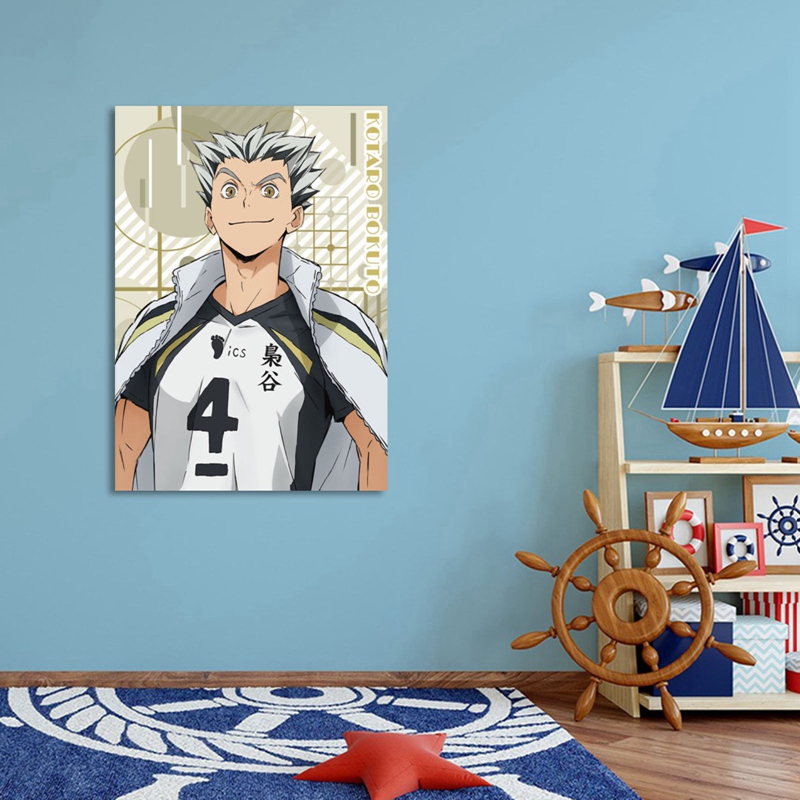 Poster dán tường in hình nhân vật Anime Haikyuu
