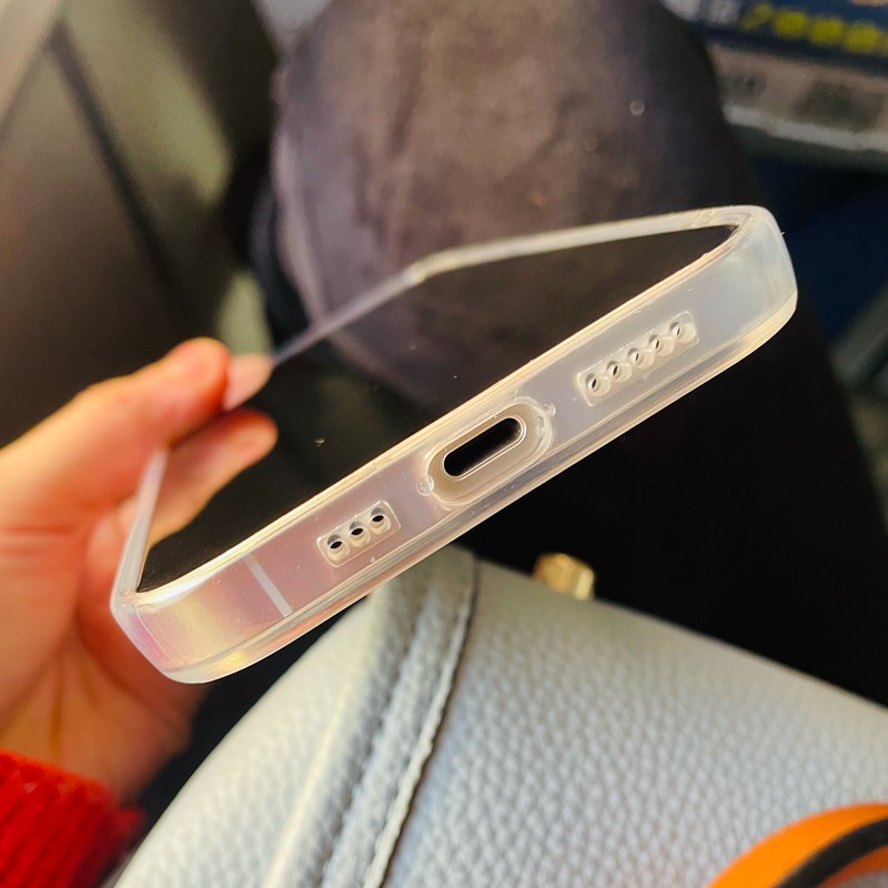 Mềm Ốp Điện Thoại Dẻo Trong Suốt In Họa Tiết Mini Cho iphone15 15pro 14 14pro 13 13promax 12 12pro 12mini 12promax