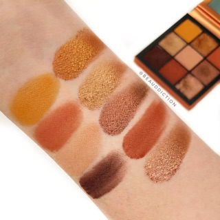 Bảng phấn mắt Huda Obsessions Coral/ Warm Brown/ Ruby/ Topaz