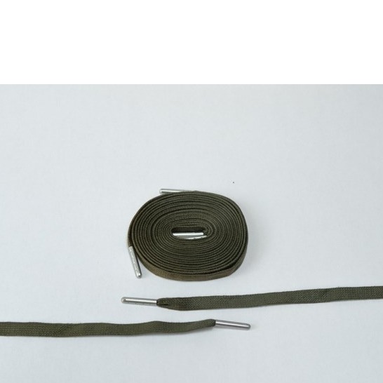 Dây Giày Thể Thao Sneaker Xanh Rêu Silver Chính Hãng