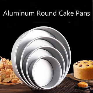 Khuôn nhôm tròn đúc đế liền, khuôn làm bánh bông lan đẹp, bền