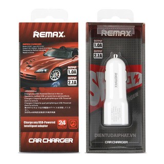Củ sạc Ô TÔ hãng Remax 2 cổng USB