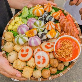 CÁ BÒ TÔM XÚC XÍCH CỐM XANH CỐM ĐỎ LOẠI NGON 500G