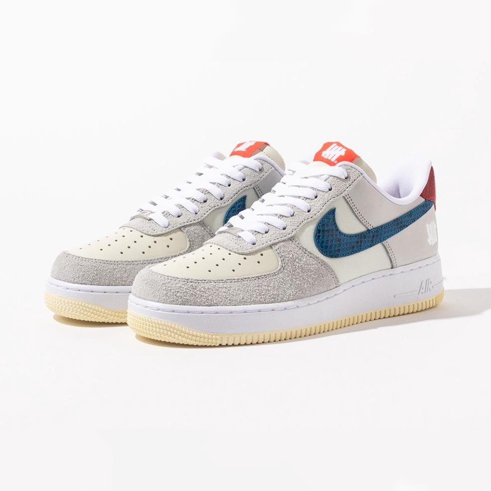 ✅shinnava✅Giày Air Force 1  On It Dunk vs. AF1, Giày Thể Thao Xám Vệt Xanh Da Lộn new 2022 Full Box tặng dây