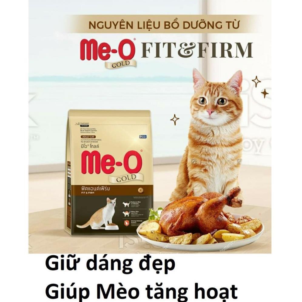 Thức ăn mèo Me-o gold 1,2kg (3 loại) thức ăn hạt cho mèo GOLD Fit and Firm / Indoor / Persian