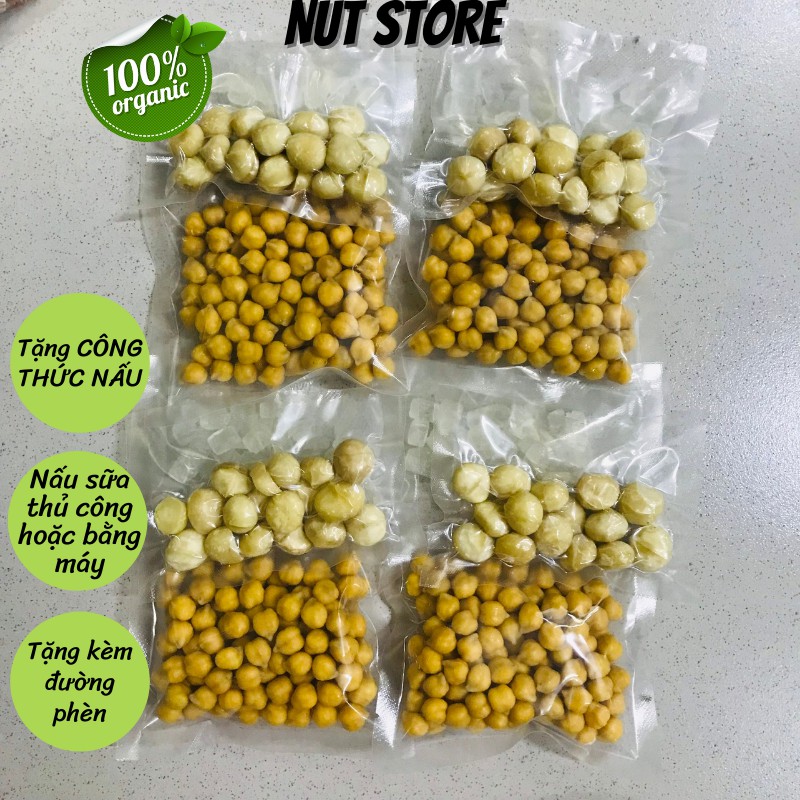 Combo hạt mix nấu sữa Nut Store tặng đường phèn