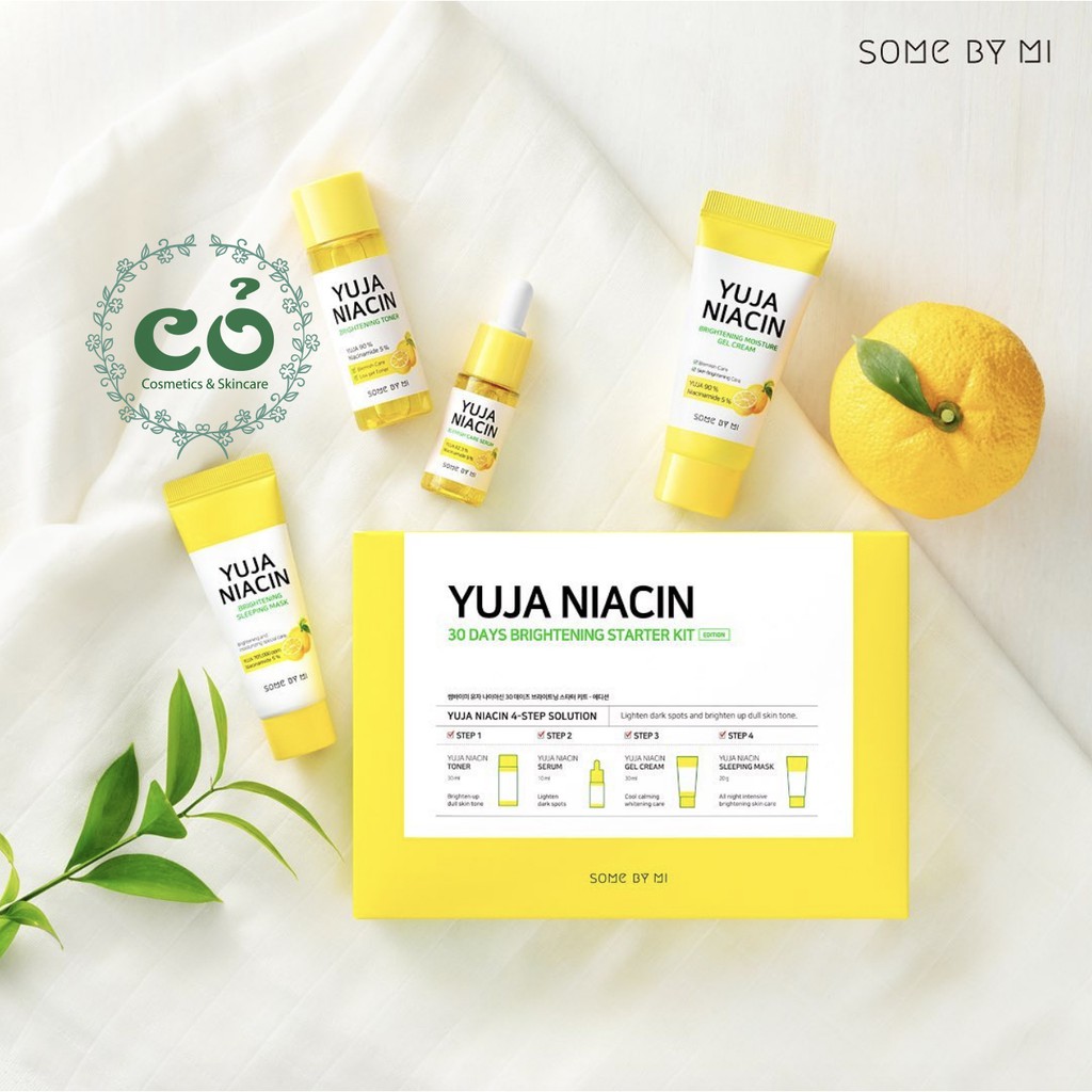 Bộ dưỡng trắng Some By Mi Yuja Niacin 30 Days Brightening Starter Kit