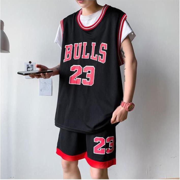 Áo ba lỗ nam form rộng thời trang bóng rổ số 23 ( 3 màu đen, đỏ, trắng) guzfashion  ཾ ་