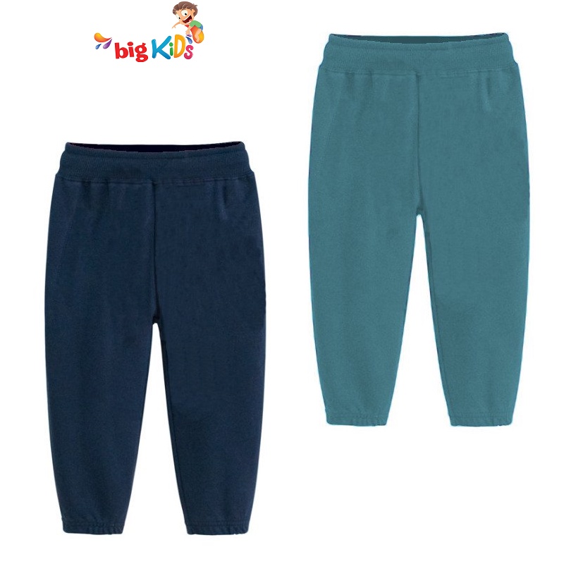 Quần dài bé trai size đại xuất dư chất cotton phong cách jogger trẻ em từ 2 đến 8 tuổi - Hãng 27kids