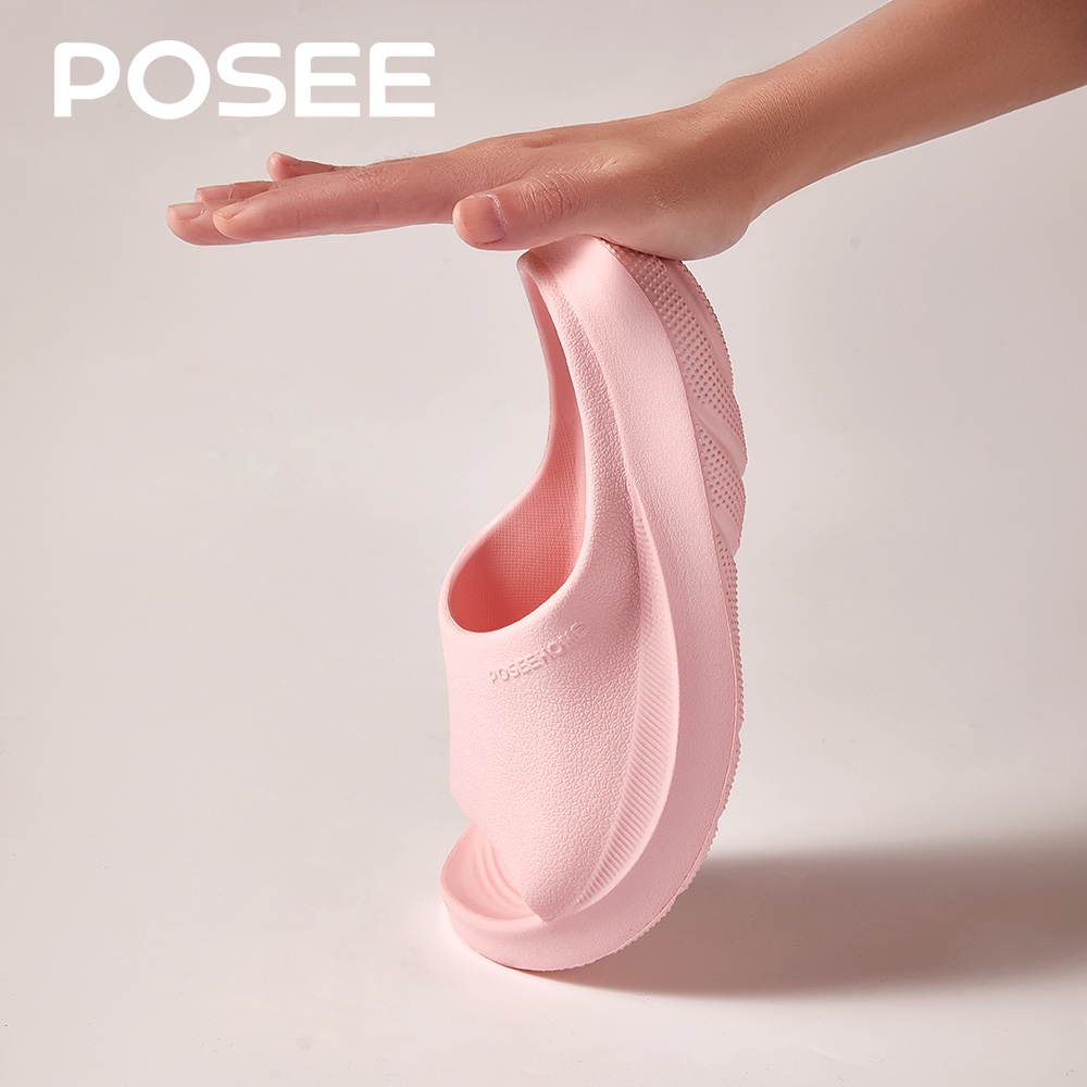 Dép bánh mì POSEE Air PS5818W 100g EVA dày siêu nhẹ chống trượt thời trang đi trong nhà cao cấp dành cho nam và nữ