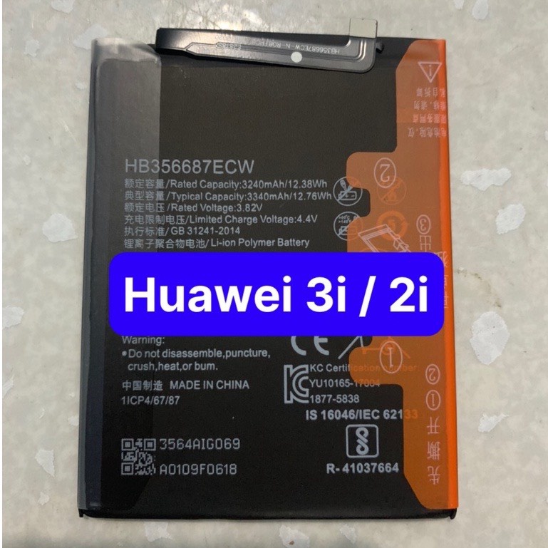 pin huawei HB356687ECW / nova 2i nova 3i / nova 2 plus / p30 lite (pin zin dùng chung)