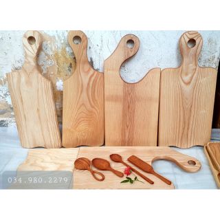 Thớt decor gỗ tần bì nhiều dáng khổ to