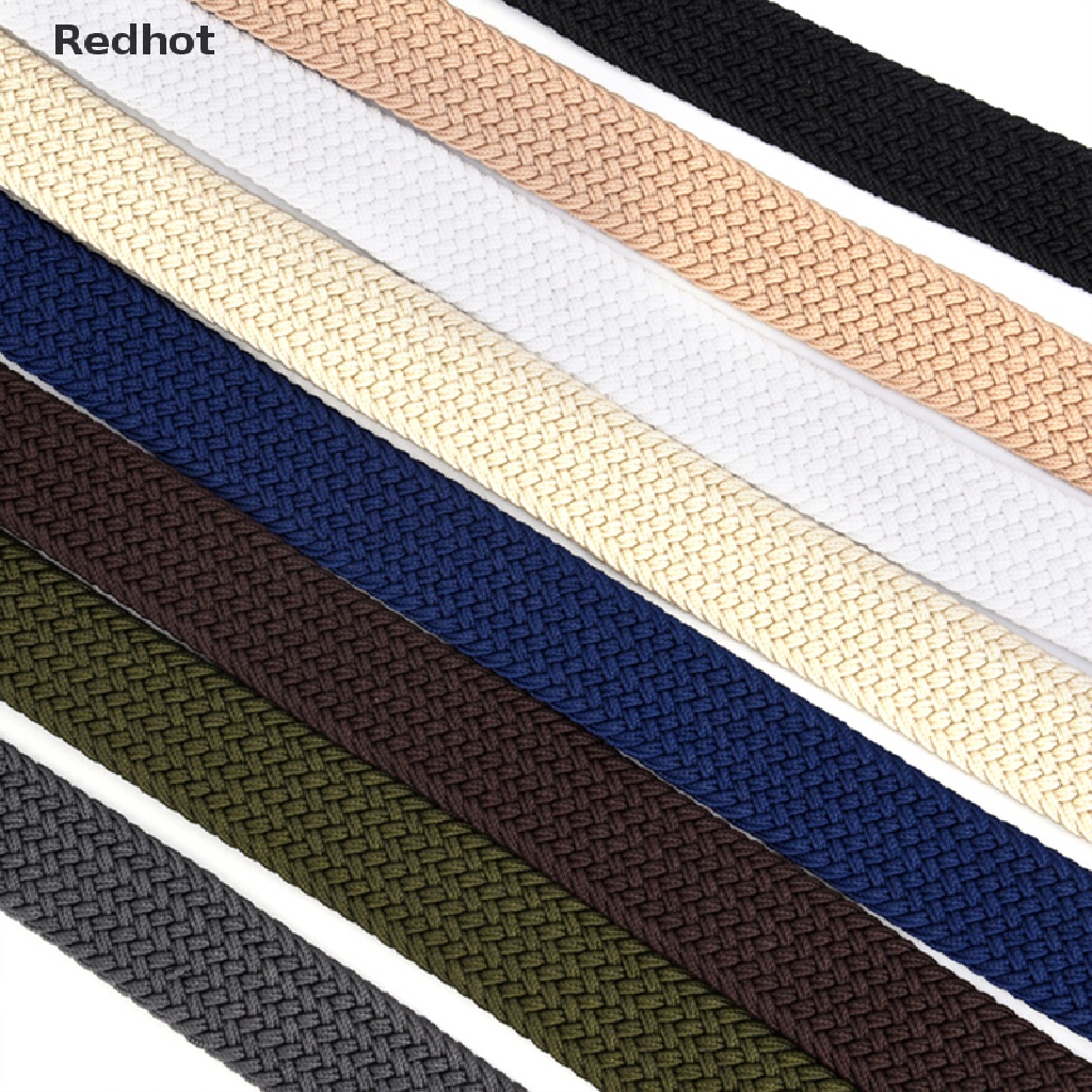 Thắt Lưng Vải canvas Bện Co Giãn Kiểu Mới Cho Nữ