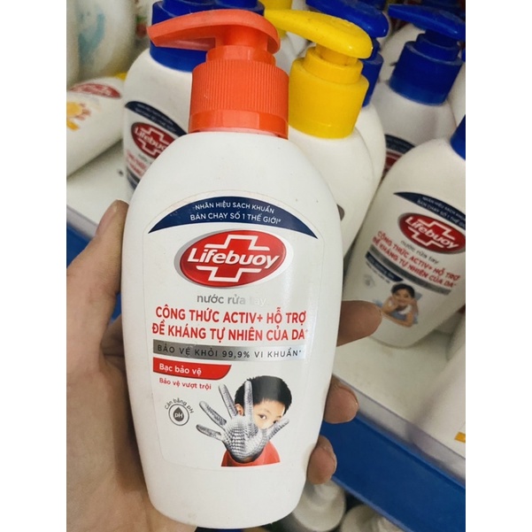 Nước Rửa Tay Lifebuoy 500g-180g