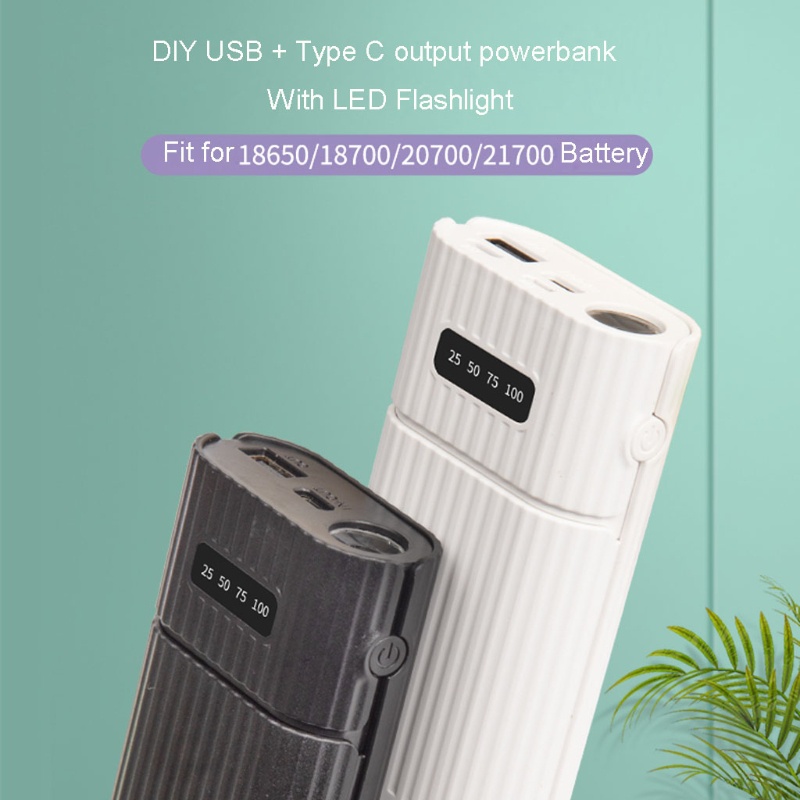 Vỏ pin sạc dự phòng 18650 cho điện thoại thông minh/máy tính bảng/PC